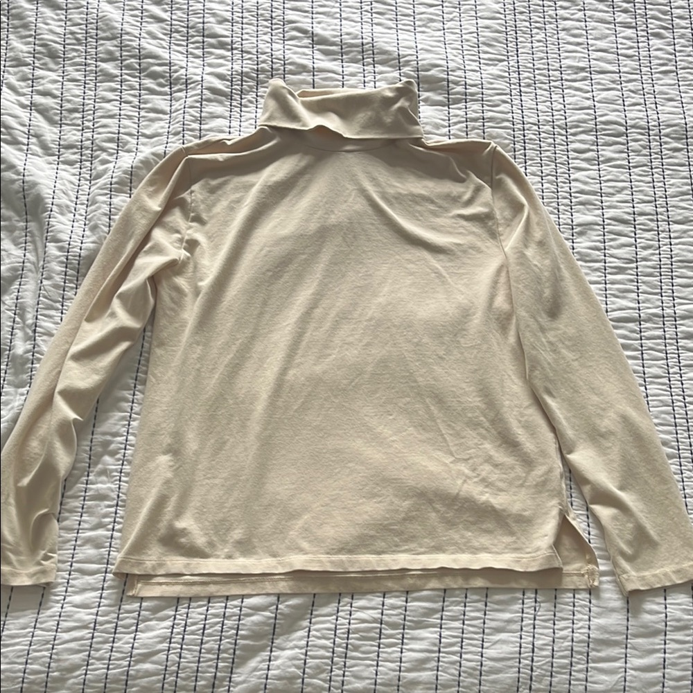 Tradlands cream turtleneck shirt